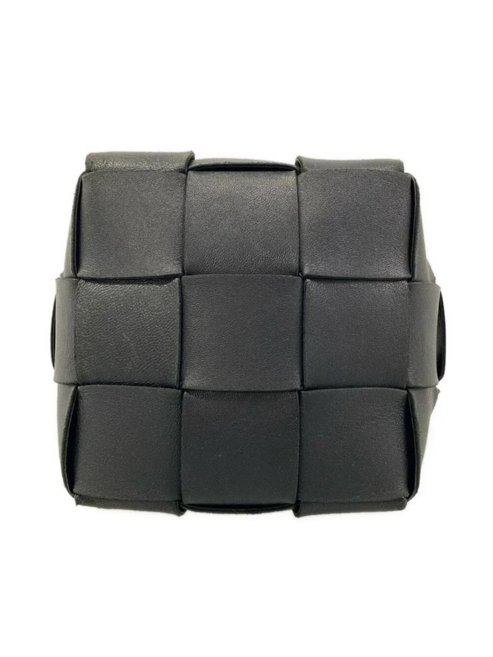 Bottega Veneta Shoulder Bag Cassette Black Leather